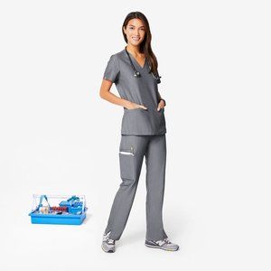 Figs grey scrubs set